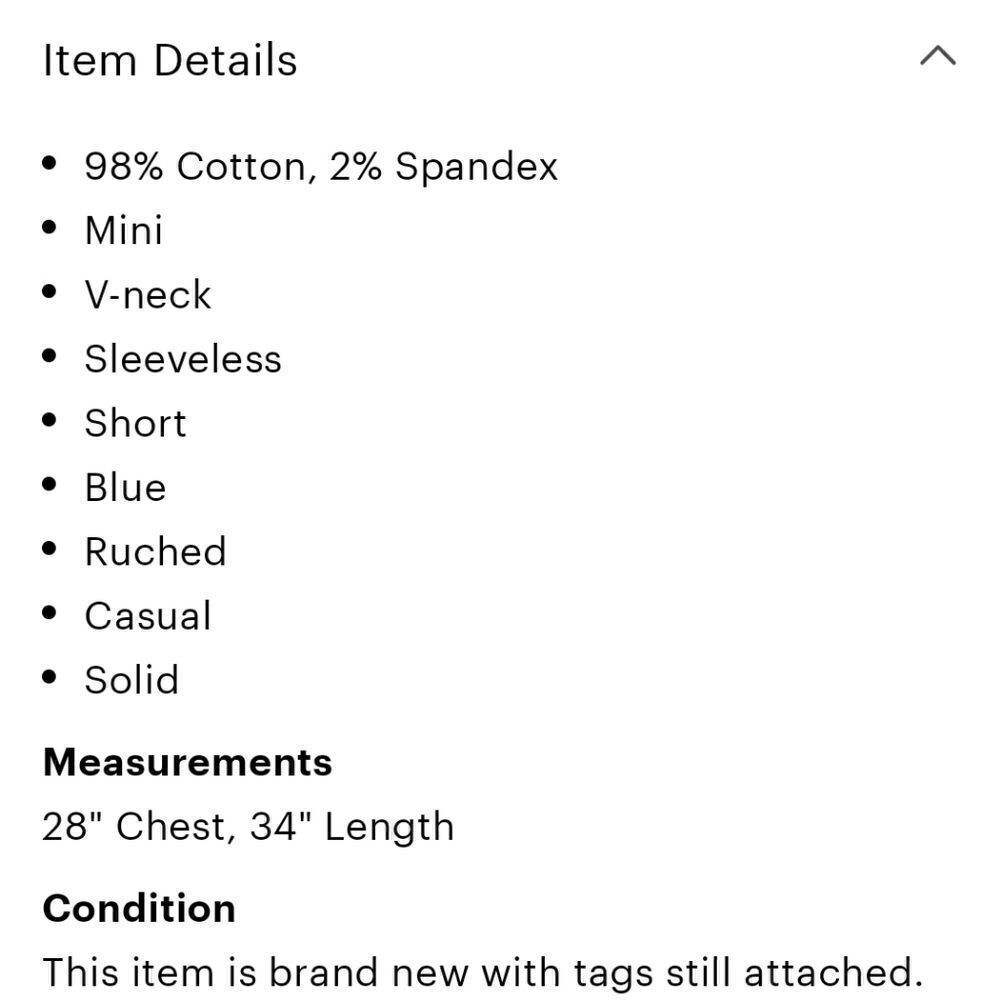 NWOT Jessica Simpson Casual Midi Dress A Line Size Medium Blue V Neck New - Picture 3 of 3